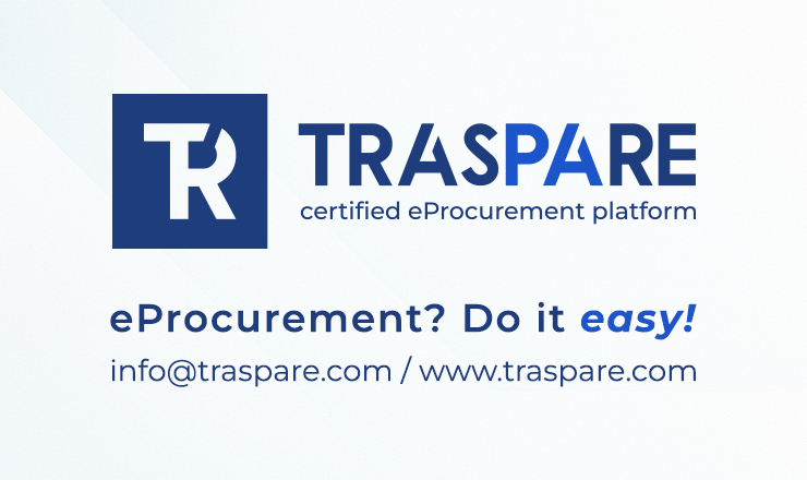 Traspare, certified eProcurement platform: eProcurement? Do it easy!